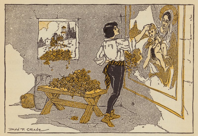 Le jeune Titien peignant - Donn P. Crane