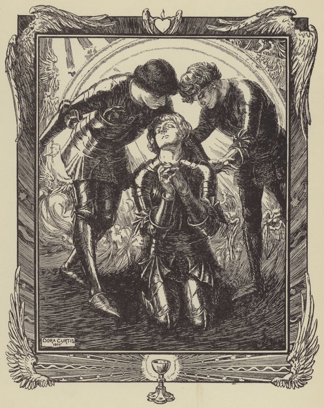 Puis ils allèrent voir Sir Galahad - Dora Curtis