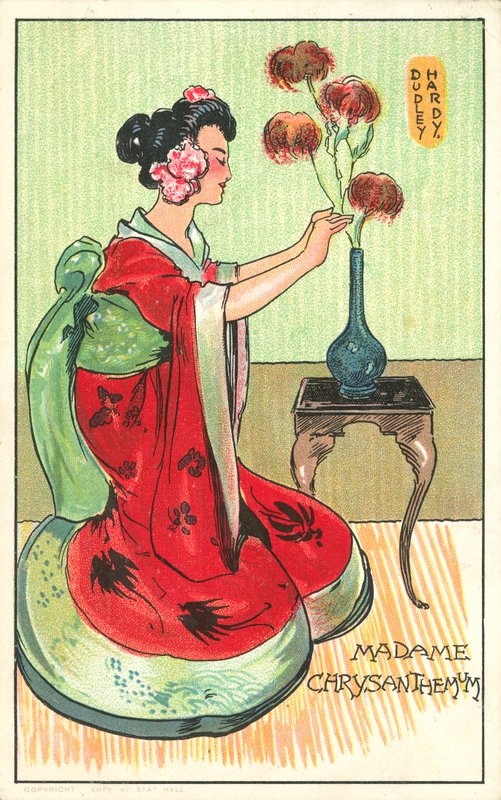 Madame Chrysanthème, du roman de Pierre Loti - Dudley Hardy