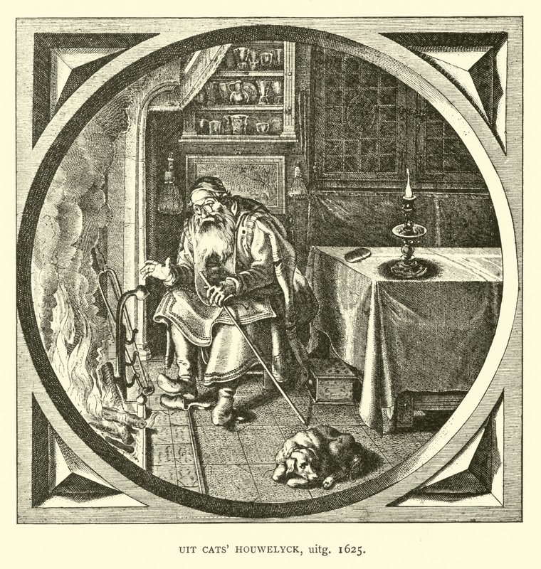 Scène de Houwelick, par Jacob Cats, 1625 - Dutch School