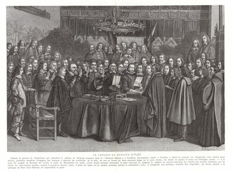 La paix de Münster, 1648 - Dutch School