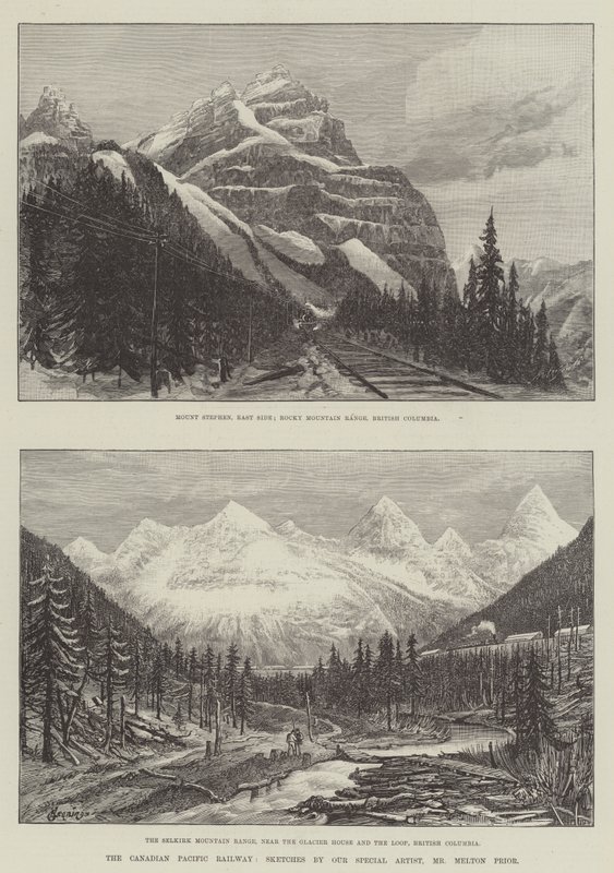 Le chemin de fer du Pacifique canadien - E. Jennings
