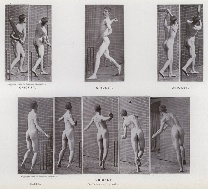 La Figure Humaine en Mouvement : Cricket - Eadweard Muybridge
