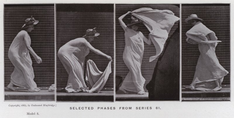 La figure humaine en mouvement : Phases sélectionnées de la série 61 - Eadweard Muybridge