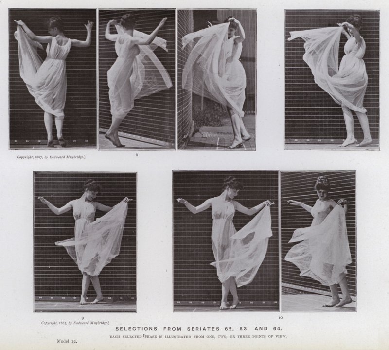 La Figure Humaine en Mouvement : Sélections des séries 62, 63 et 64 - Eadweard Muybridge