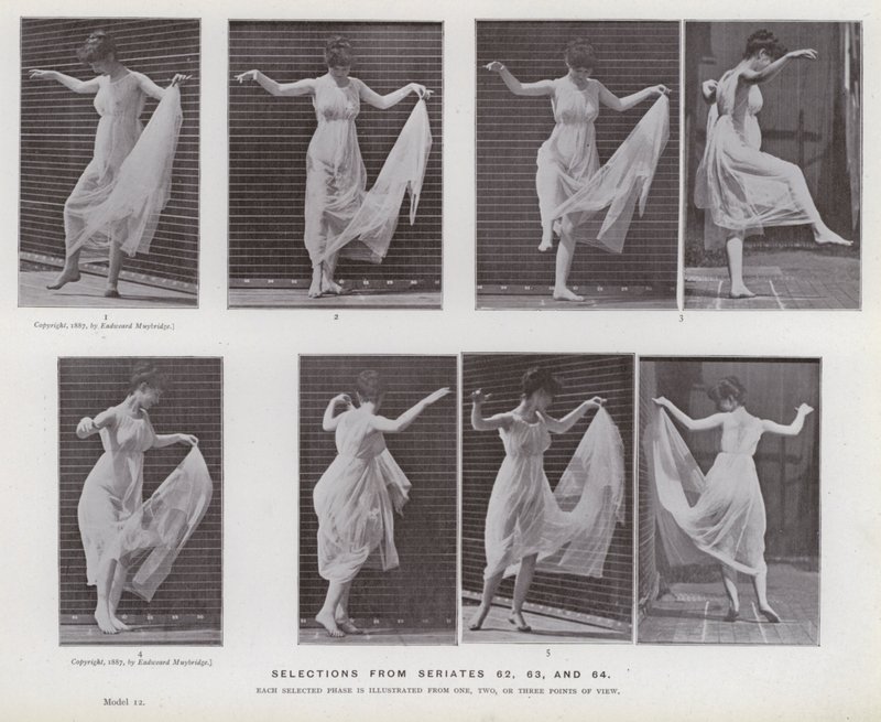 La figure humaine en mouvement : Sélections des séries 62, 63 et 64 - Eadweard Muybridge