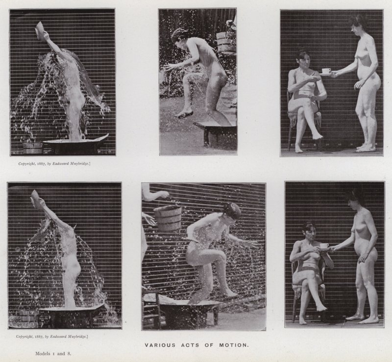 La Figure Humaine en Mouvement : Divers actes de mouvement - Eadweard Muybridge