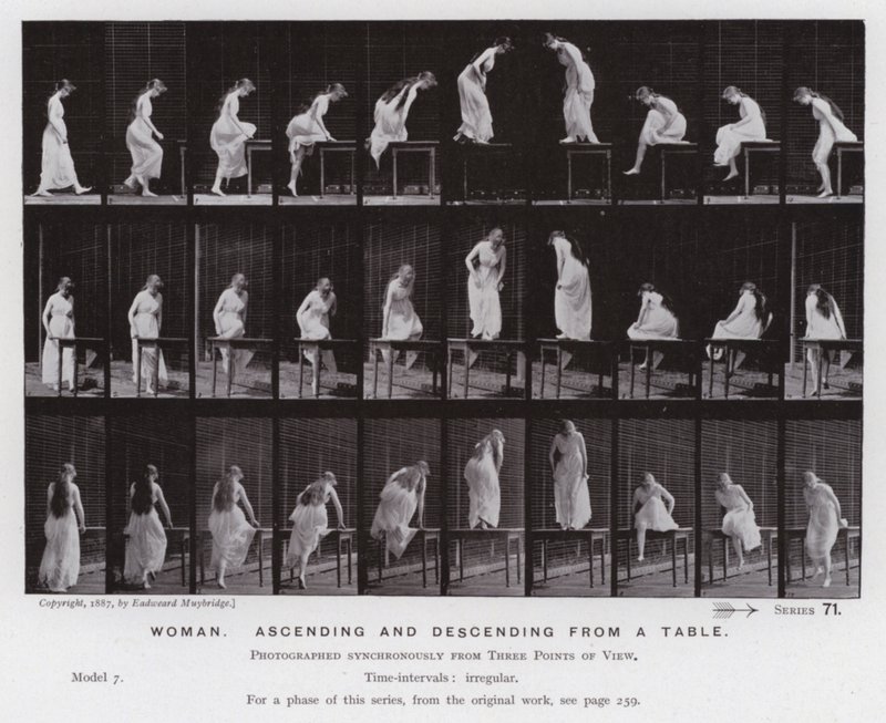 La Figure Humaine en Mouvement : Femme, montant et descendant d