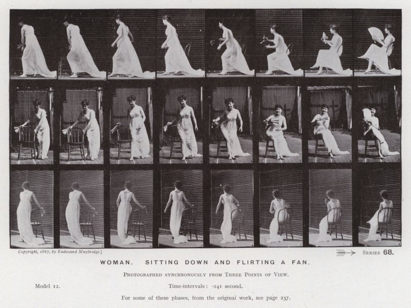 La figure humaine en mouvement : Femme s