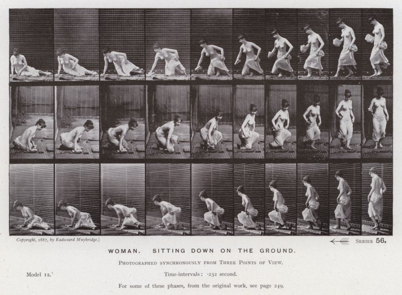 La figure humaine en mouvement : Femme s