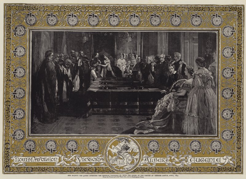 Sa Majesté la Reine investissant l