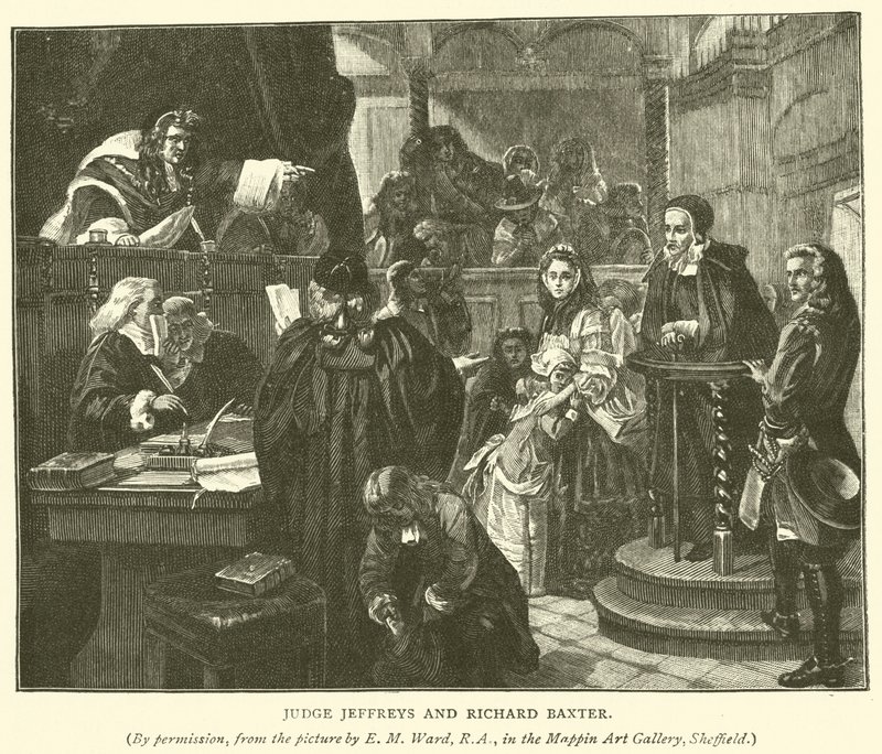 Le juge Jeffreys et Richard Baxter - Edgar Melville Ward