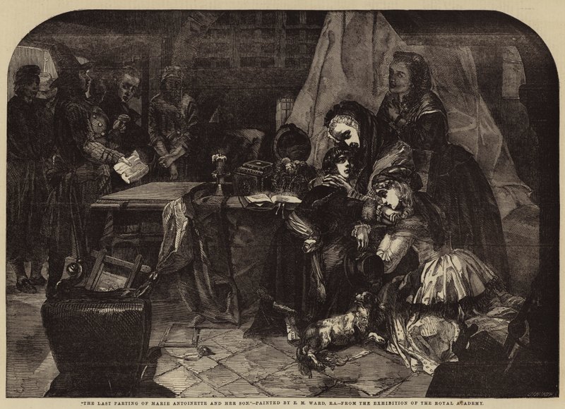 La dernière séparation de Marie-Antoinette et de son fils - Edgar Melville Ward