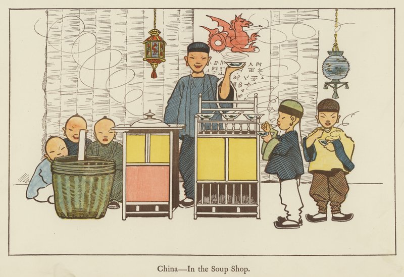 Chine, dans le restaurant de soupe - Edith Farmiloe