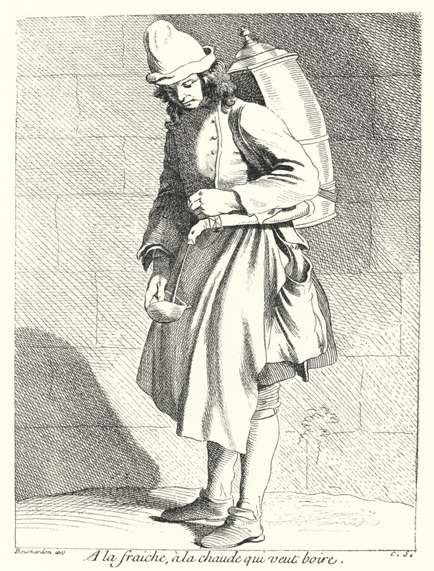 Froid ou Chaud, Qui Veut Boire (gravure) - Edmé (after) Bouchardon