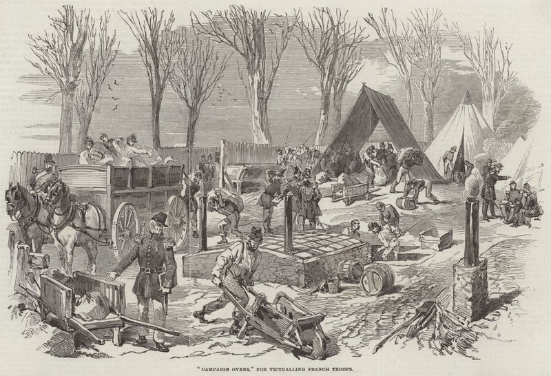 Fours de campagne, pour le ravitaillement des troupes françaises - Edmond Morin