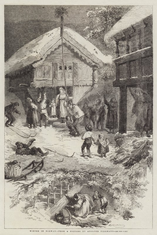 Hiver en Norvège - Edmond Morin