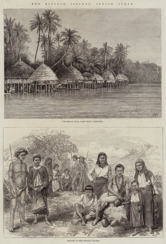 Les Îles Nicobar, Océan Indien - Edmund Morison Wimperis