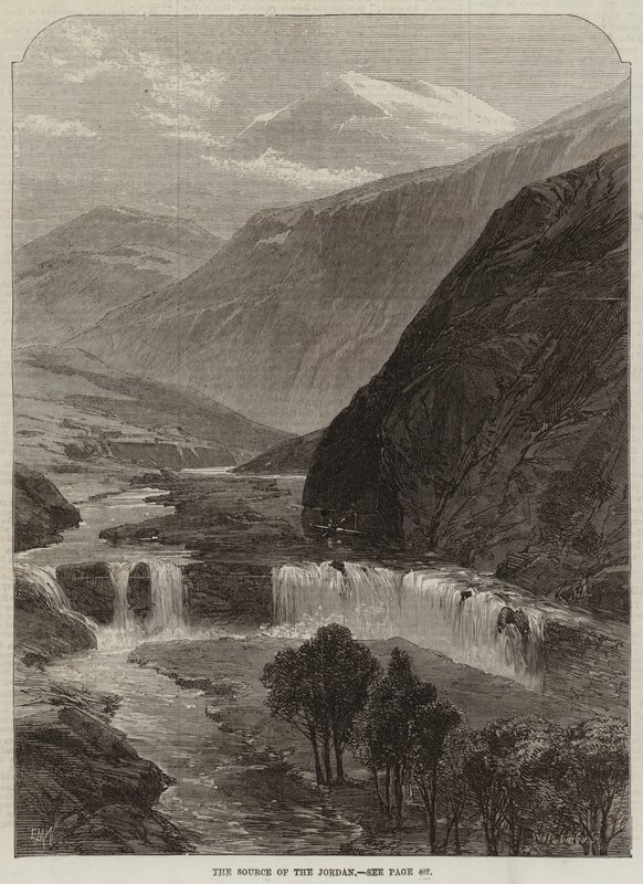 La source du Jourdain - Edmund Morison Wimperis