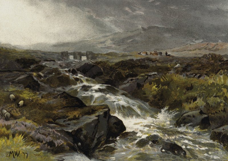 Sur le Llugny, nord du Pays de Galles - Edmund Morison after Wimperis