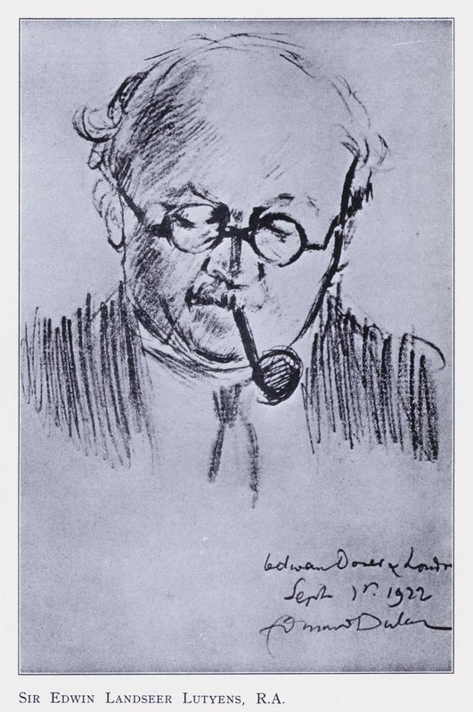 Sir Edwin Landseer Lutyens, illustration pour Souvenir de la Maison de Poupées de la Reine - Edmund Dulac