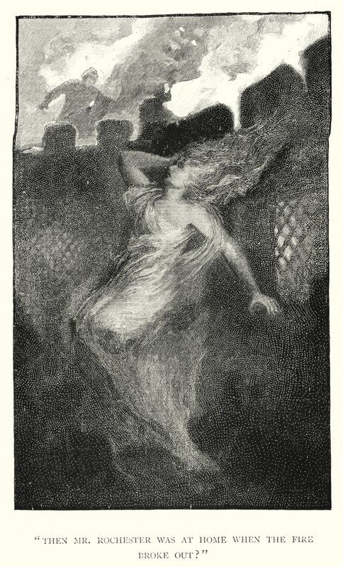 Illustration pour Jane Eyre de Charlotte Bronte - Edmund Henry Garrett