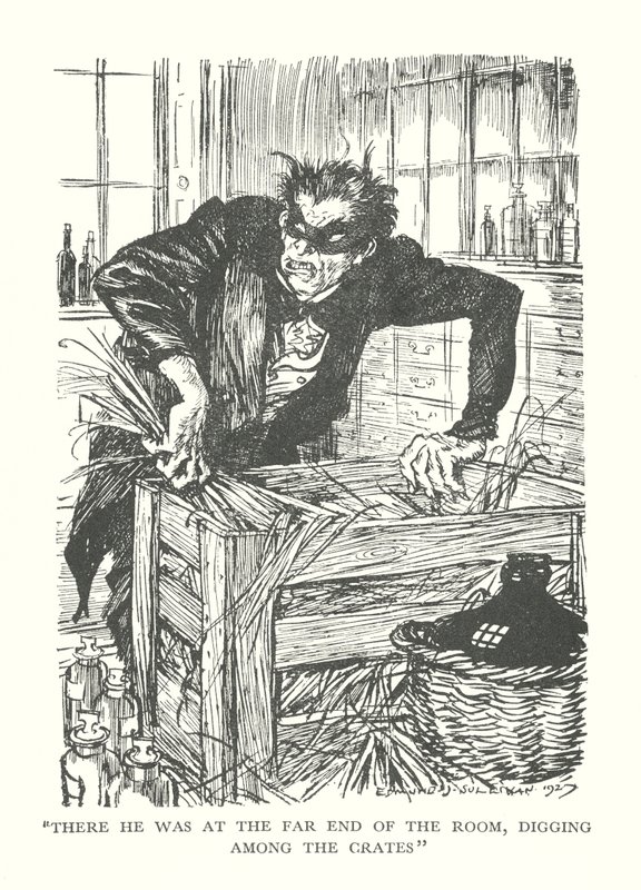 Illustration pour Le Cas étrange du Dr Jekyll et de M. Hyde de R. L. Stevenson (lithographie) - Edmund Joseph (after) Sullivan