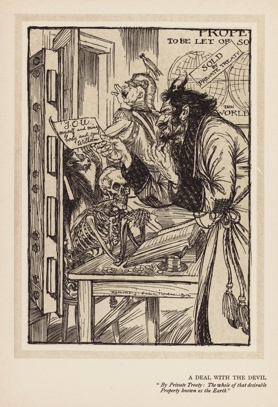 La Guirlande du Kaiser : Un Pacte avec le Diable - Edmund Joseph (after) Sullivan