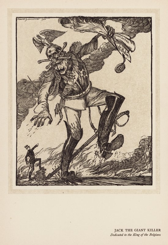 La guirlande du Kaiser : Jack le tueur de géants - Edmund Joseph (after) Sullivan