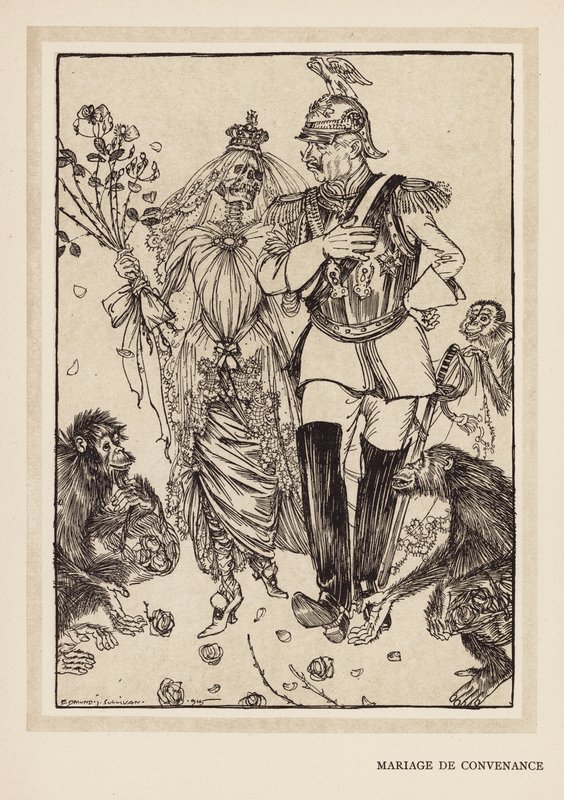 La Guirlande du Kaiser : Mariage de Convenance - Edmund Joseph (after) Sullivan