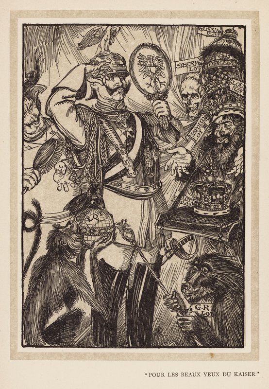 La Guirlande du Kaiser : "Pour Les Beaux Yeux Du Kaiser" - Edmund Joseph (after) Sullivan