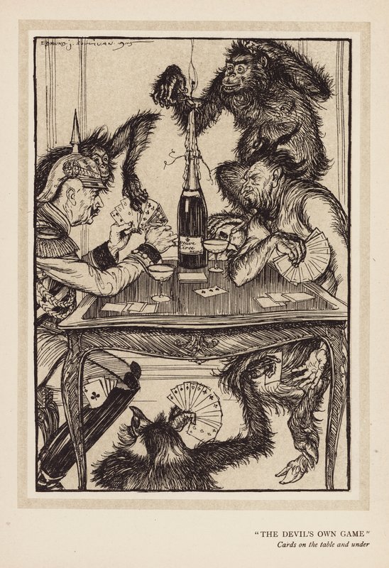 La Guirlande du Kaiser : "Le Jeu du Diable" - Edmund Joseph (after) Sullivan