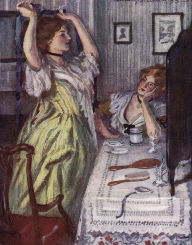 Illustration pour Le Vicaire de Wakefield par Oliver Goldsmith - Edmund Joseph Sullivan