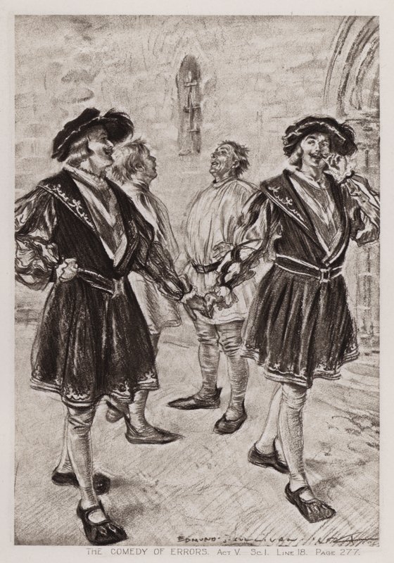 La Comédie des erreurs, Acte V, Scène I - Edmund Joseph Sullivan