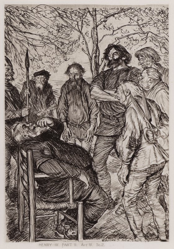 La Seconde Partie du Roi Henri IV, Acte III, Scène 2 - Edmund Joseph Sullivan