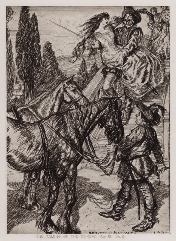 La Mégère apprivoisée, Acte III, Scène 2 - Edmund Joseph Sullivan