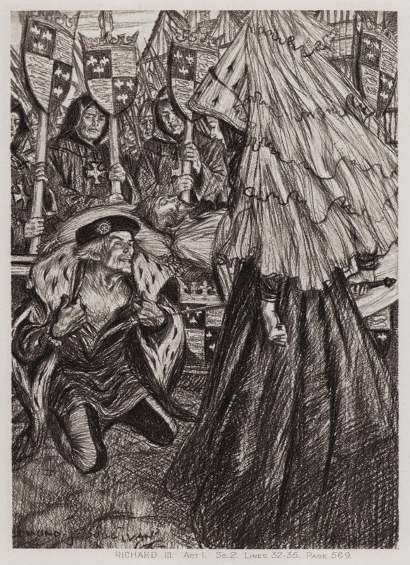 La Tragédie du roi Richard III, Acte I, Scène 2 - Edmund Joseph Sullivan