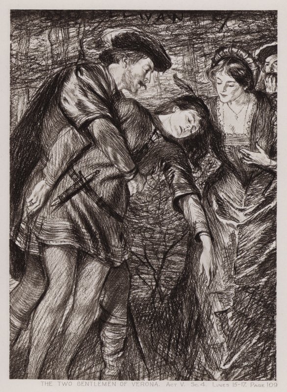 Les Deux Gentilshommes de Vérone, Acte V, Scène 4 - Edmund Joseph Sullivan