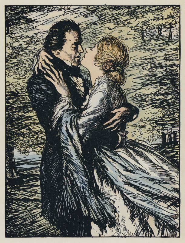 Illustration pour Maud de Tennyson - Edmund Joseph after Sullivan