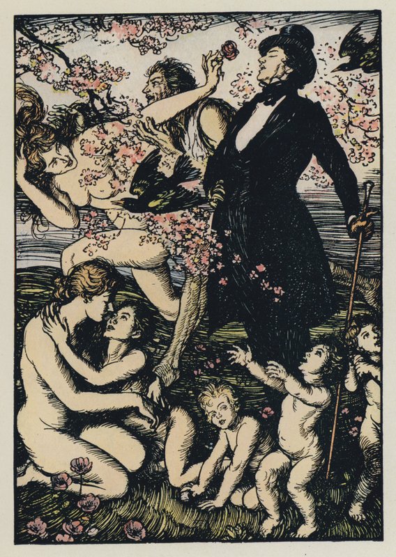 Illustration pour Maud de Tennyson - Edmund Joseph after Sullivan