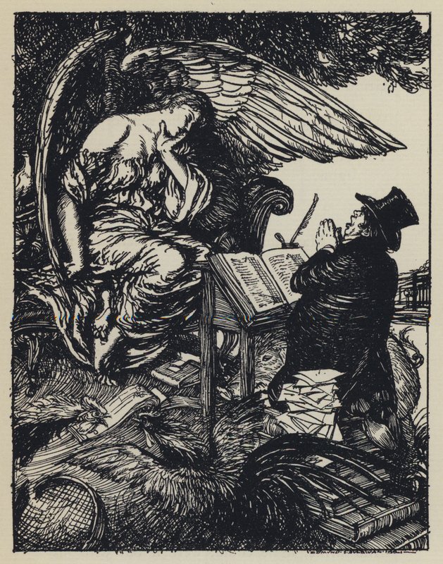 Illustration pour Maud de Tennyson - Edmund Joseph after Sullivan