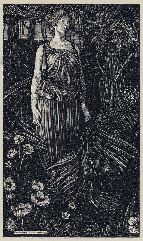 Illustration de Tennyson pour A Dream of Fair Women and Other Poems - Edmund Joseph after Sullivan
