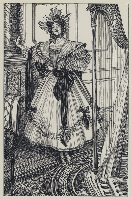 Illustration de Tennyson pour A Dream of Fair Women and Other Poems - Edmund Joseph after Sullivan