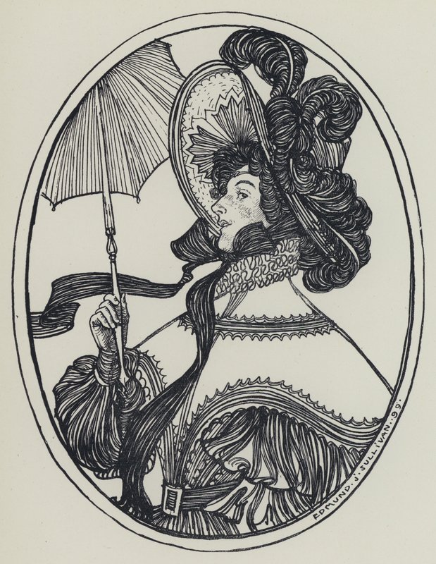 Illustration de Tennyson pour A Dream of Fair Women and Other Poems - Edmund Joseph after Sullivan