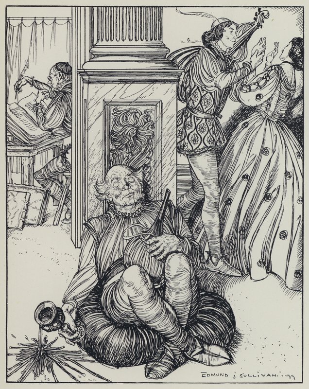 Illustration de Tennyson pour A Dream of Fair Women and Other Poems - Edmund Joseph after Sullivan