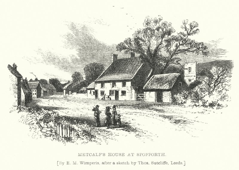 Maison de Metcalf à Spofforth - Edmund Morison (after) Wimperis