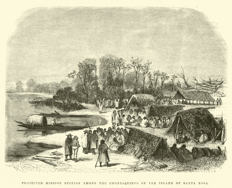 Station de mission projetée parmi les Chontaquiros de l