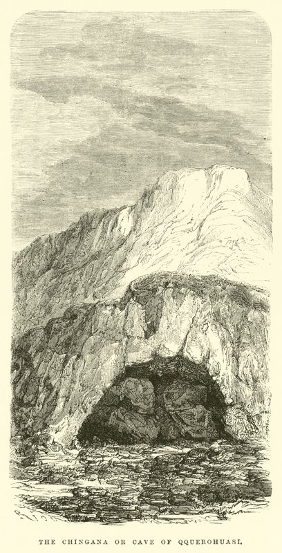 La Chingana ou grotte de Qquerohuasi - Edouard Riou
