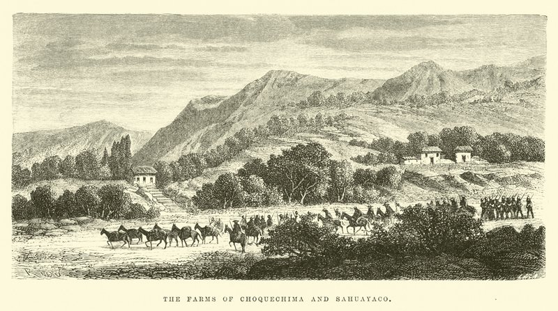 Les fermes de Choquechima et Sahuyaco - Edouard Riou