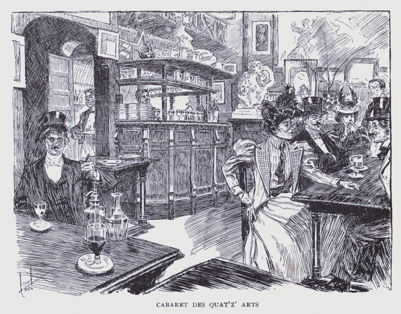 Paris bohème : Cabaret des Quat